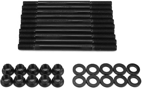 Bruce & Shark Cylinder Head Stud Kit 208-4701 for Honda Acura RSX Civic Si K20 K24 K Swap K Series Engines, 12 Point Head Stud Kit