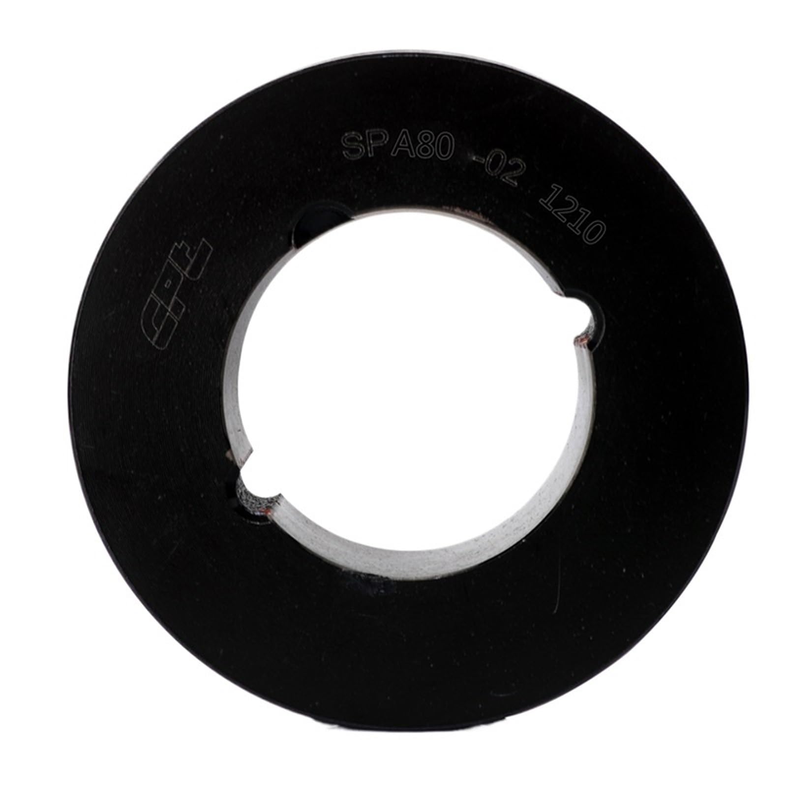 Polea de correa en V CPT SPA de doble ranura, diámetro exterior de 85,5mm, diámetro de paso de 80mm, buje 1210, SPA80-02-1210(24mm)