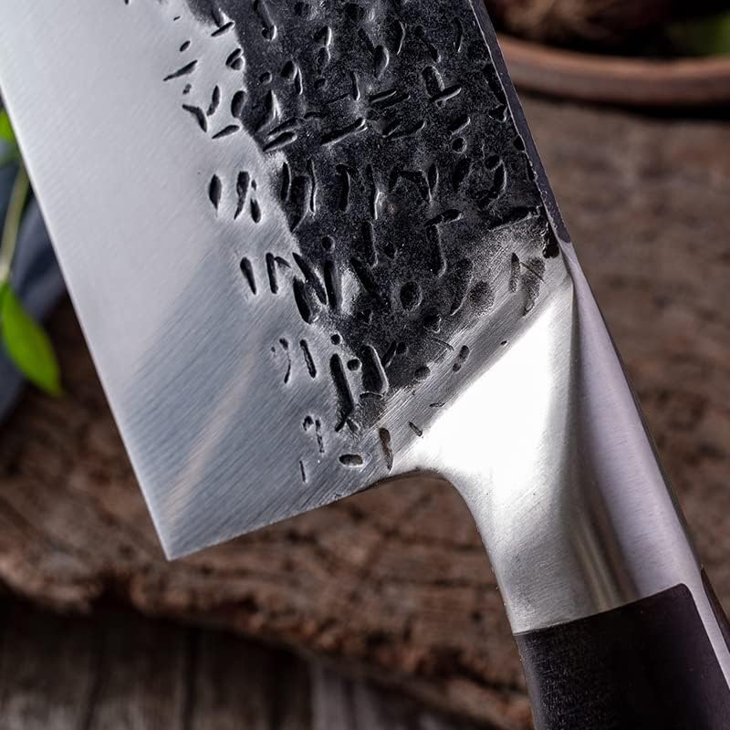 Meat cleaver,Cleaver Knife 8 Inch Stainless Steel Chinese Cleaver Slicing Kitchen Knife Chef Knives Fish Meat Vegetables Cutlery Cooking Slicing Tools