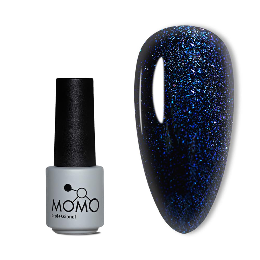 MOMO professional Kalıcı Oje S030 Yaldızlı Gece Mavisi 4 ml