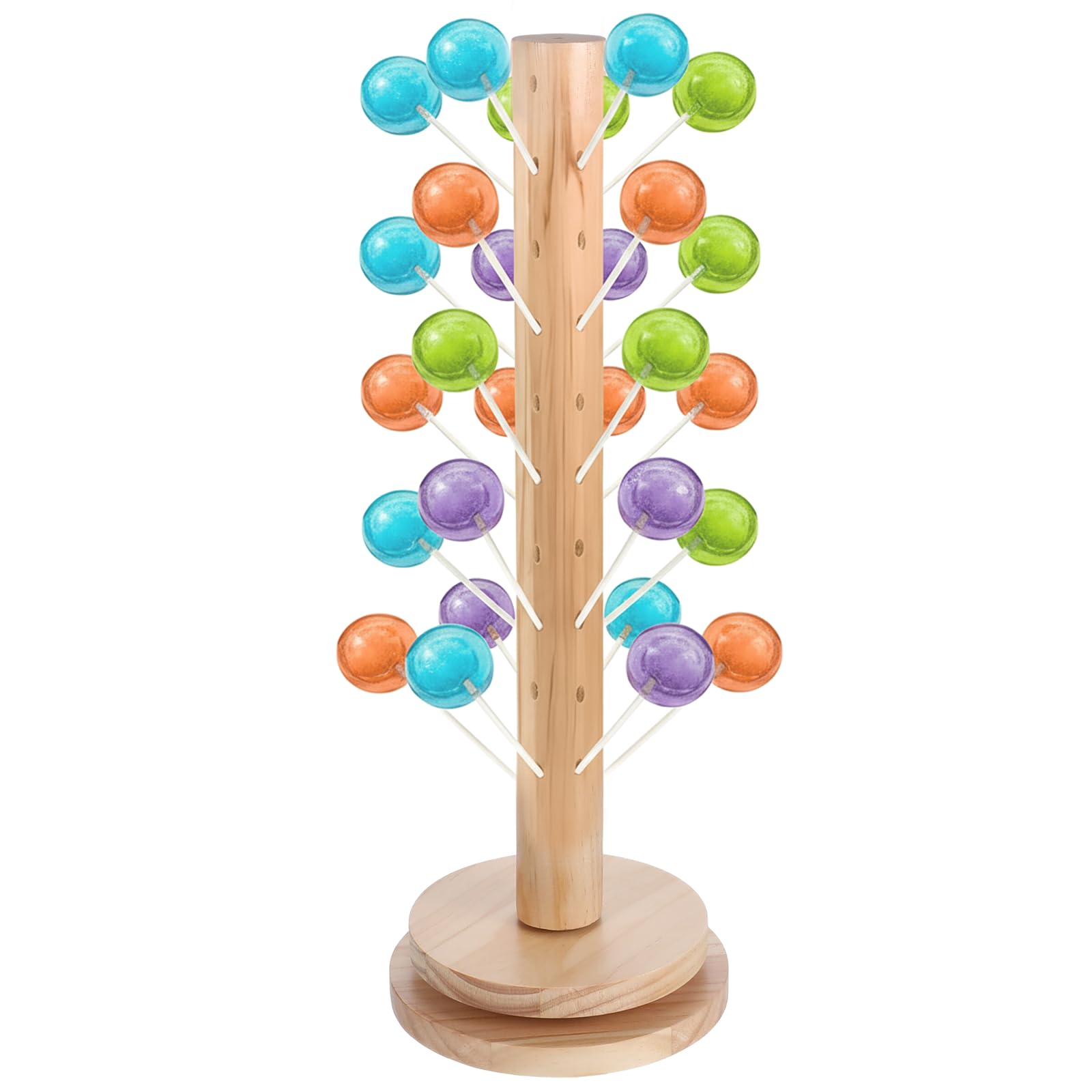 Photo 1 of Meyeyaia Wood Cake Pop Holder - 48 Holes, 17.7" Tall
