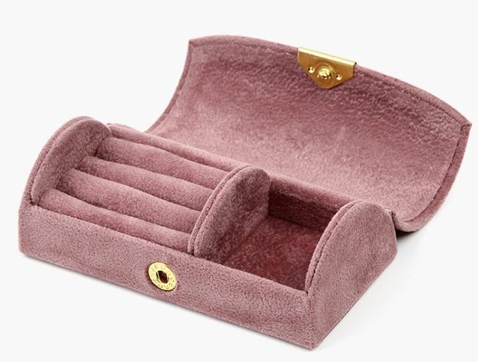 Mini Jewelry Organizer Box Earrings Necklace Gift Case(black-JoJo's Bizarre Adventure1)