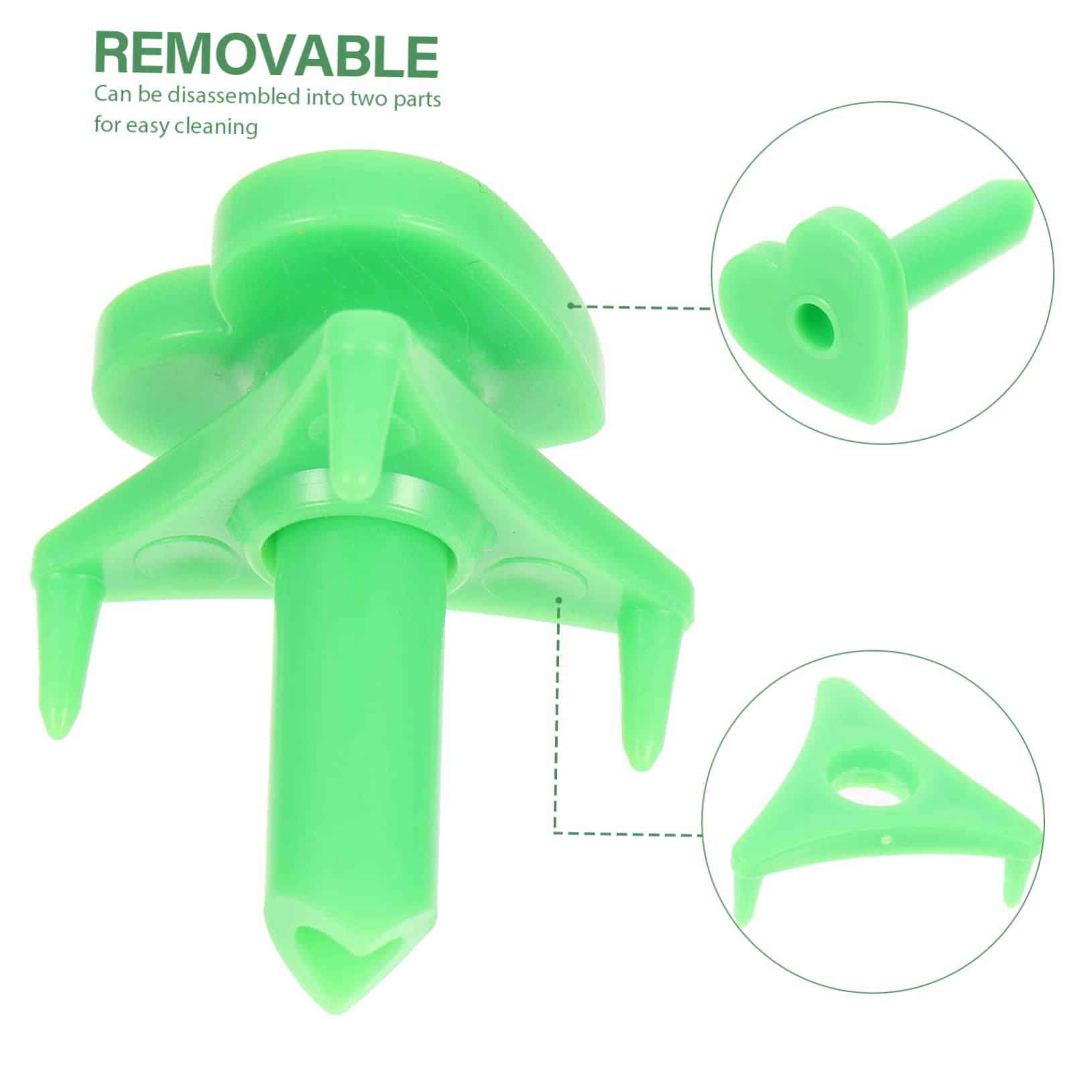 DECHOUS Lightweight Coconuts Opener 20pcs Set Easy to Carry Fruit Opening Tool Home Supplies Safe Plastic Material Random Color