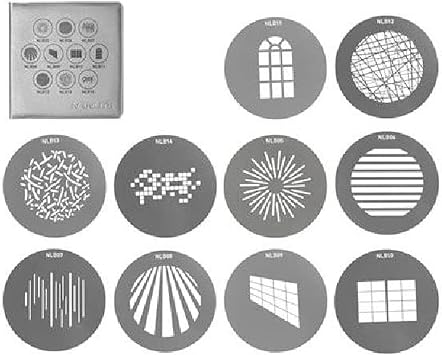 Nanlite BM Mount Projection Attachment GOBO Set 1 10 pcs. in one Set
