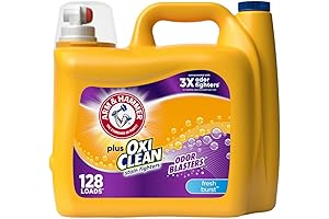 Arm & Hammer Plus OxiClean Odor Blasters Fresh Burst Liquid Laundry Detergent...