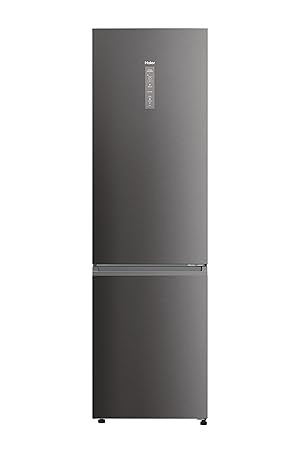 Haier 2D 60 Series 5 Pro HDPW5620ANPD Frigorífico Combi, 409L, WIFI, Motor Inverter, My Zone, Cajón Humidity Zone, Total No Frost, Ancho 59,5cm, Botellero Plegable, Luz LED, Inox oscuro