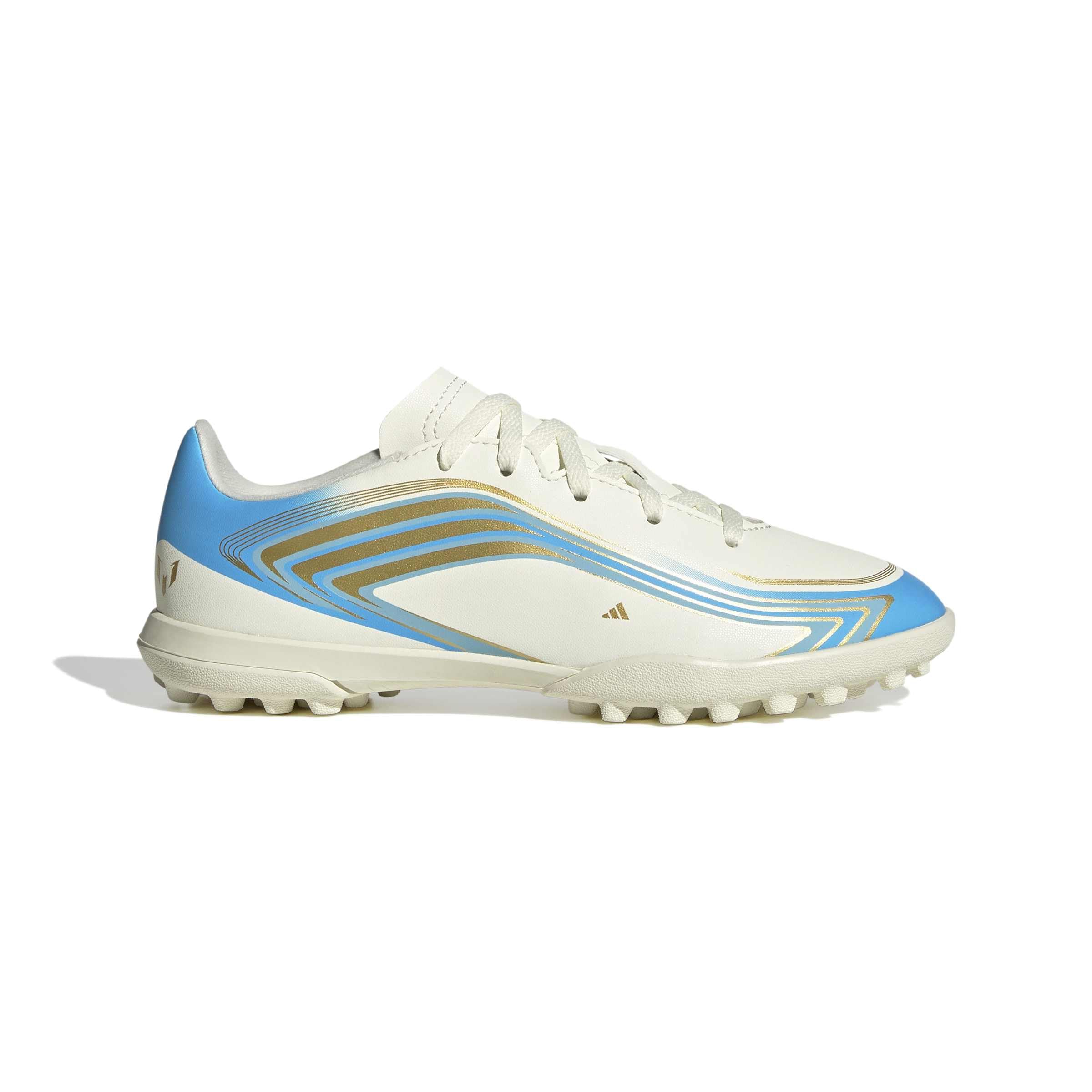 adidas Tenis de fútbol Unisex para niños F50 Messi Club Turf