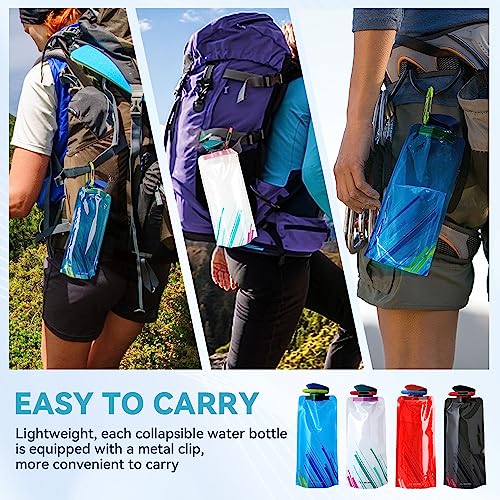 ZHSIHAI Borraccia Pieghevole 8PCS 700ML Bottiglia