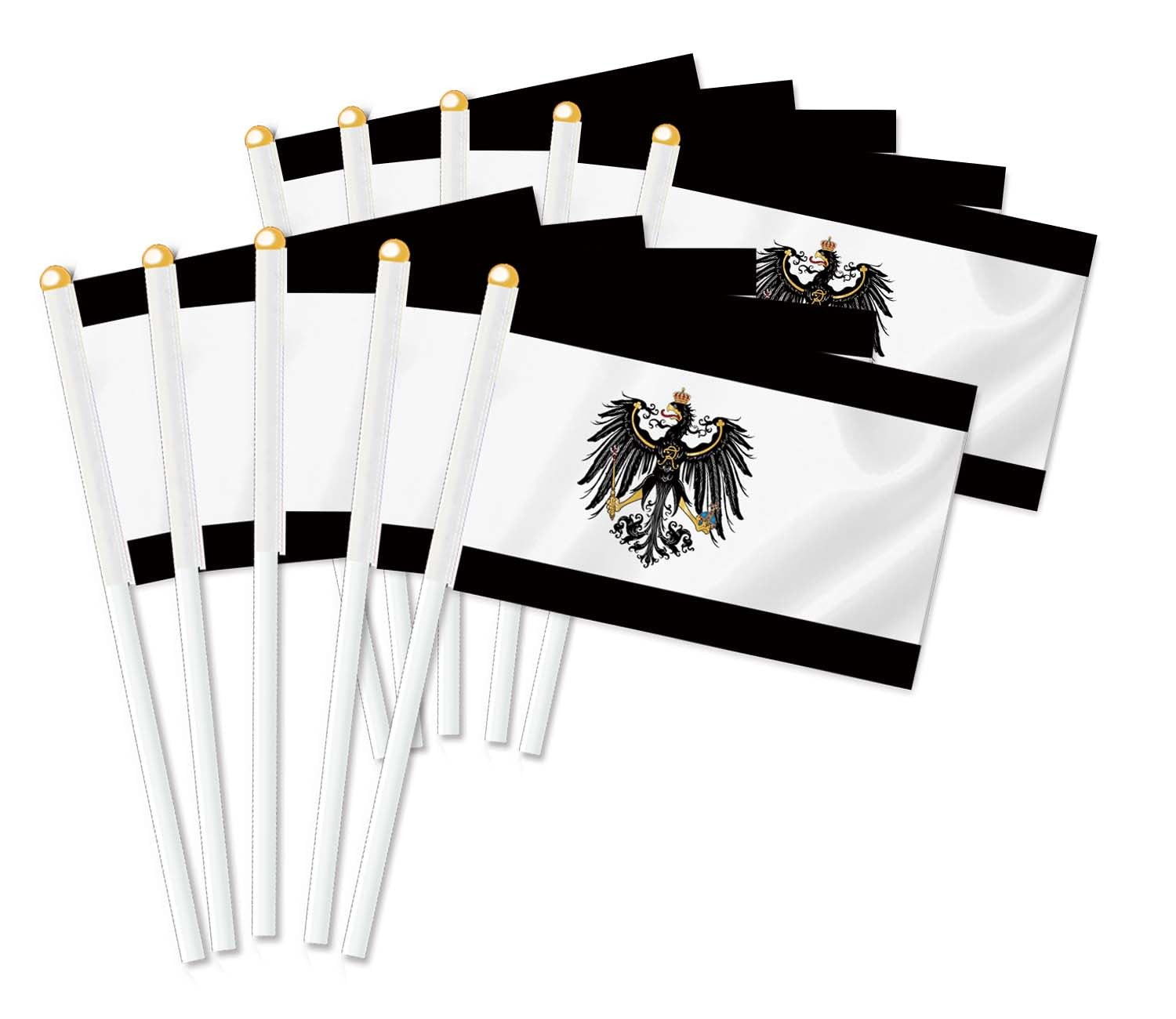 10 PCS Prussia Handheld Flag,Prussian Decor Hand Held Flags,Decoration Banner — image 1
