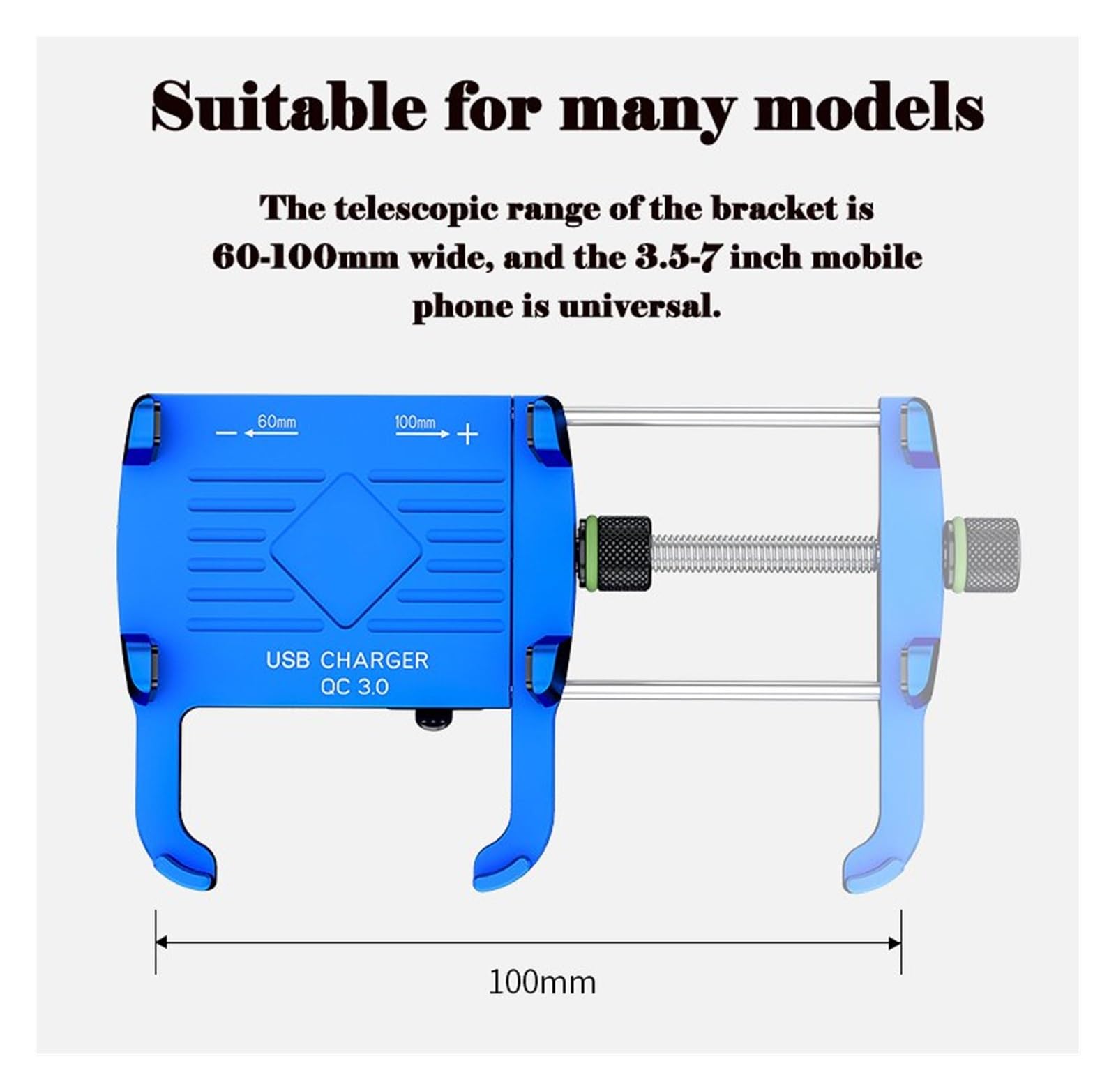 Navigazione GPS Bicicletta Porta Cellulare Per Moto E Bici - Supporto Antiurto, 4.7-7 Pollici Portacellulare Bici - Foto 13