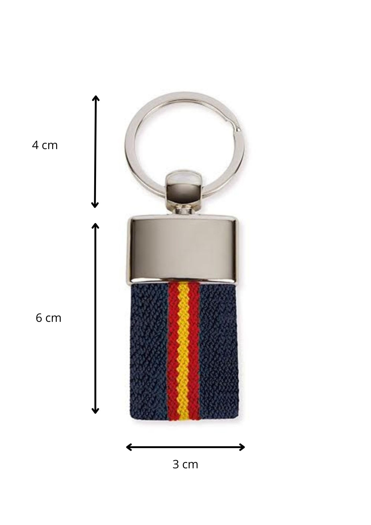 Llavero bandera de España lona para coche moto hombre mujer