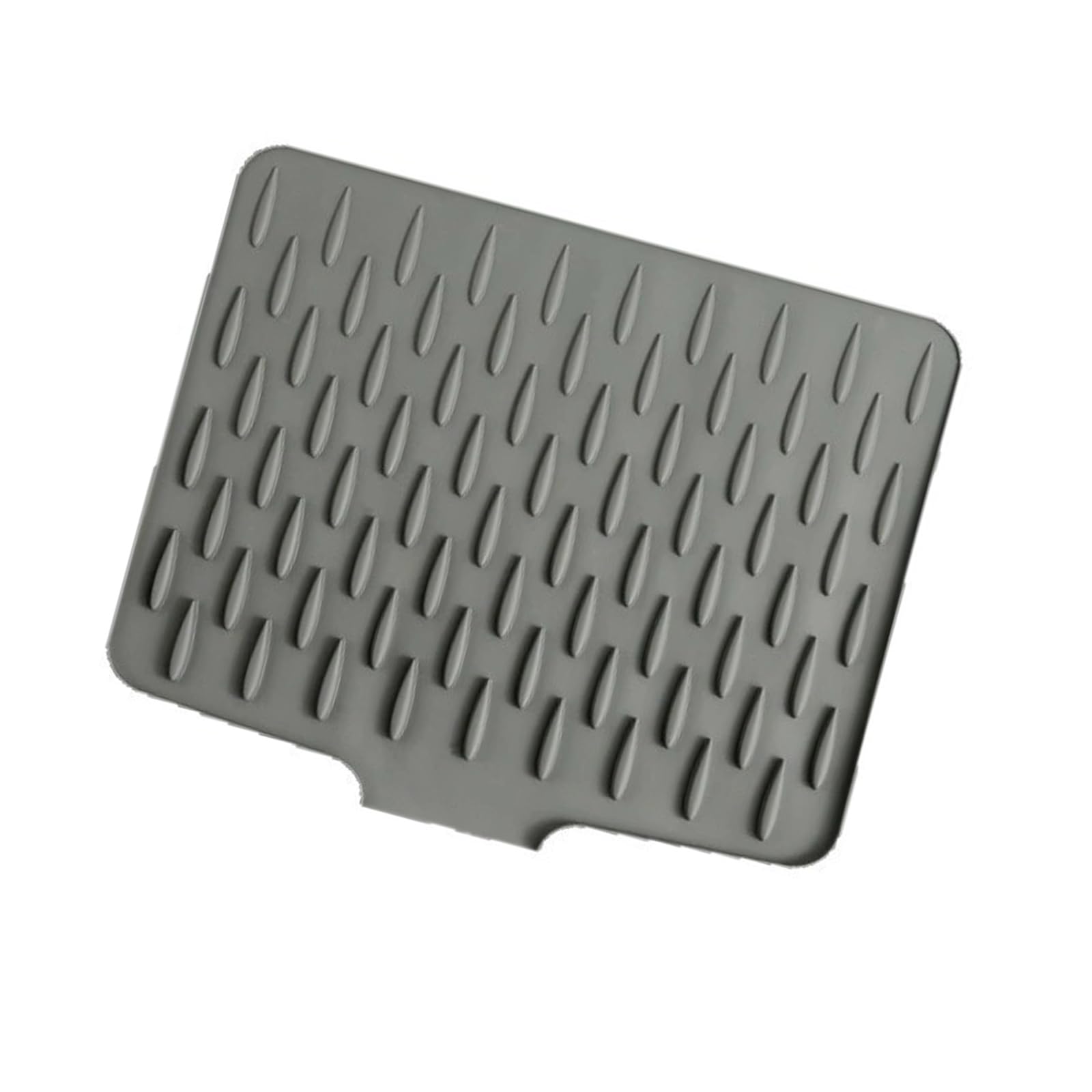 FACAILUO Silicone Trivet with Sloped Draining Design Nonslip Base for Kitchen Countertops Protections