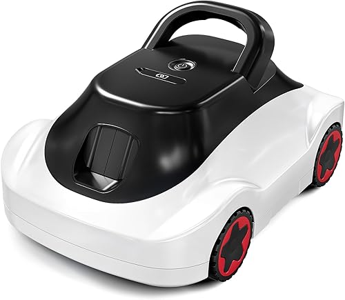C5 Cordless Robotic Pool Cleaner with 180-Min Runtime, 2.7L Large Filter Basket & Self Parking, Pool Vacuum for Above-Ground Flat Pools up to 2200 Sq.Ft