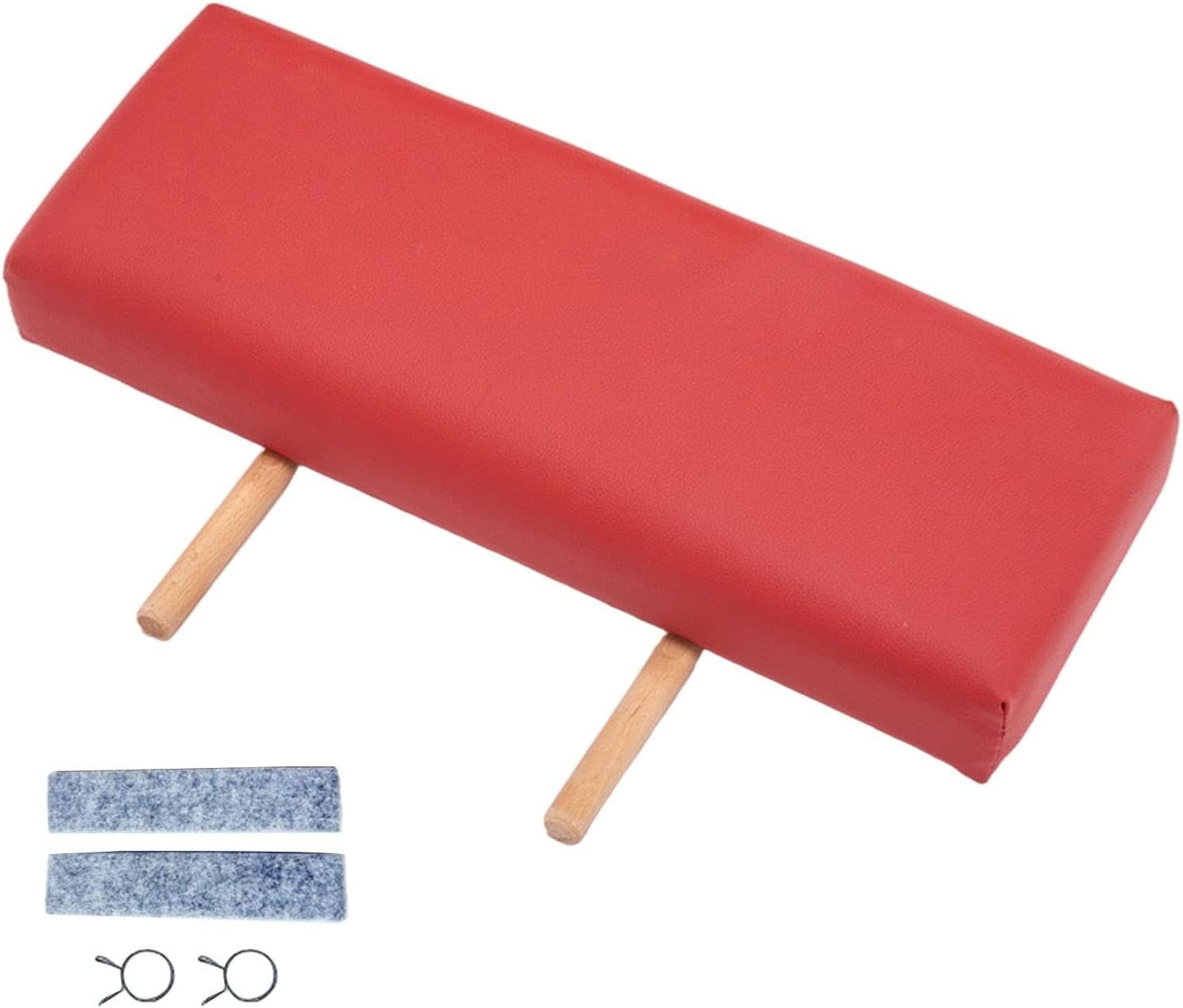 Massage Table Length Extender 51x19x6.5cm Universal Extension Pad Insert for Folding Massage Beds Comfortable Support- Black