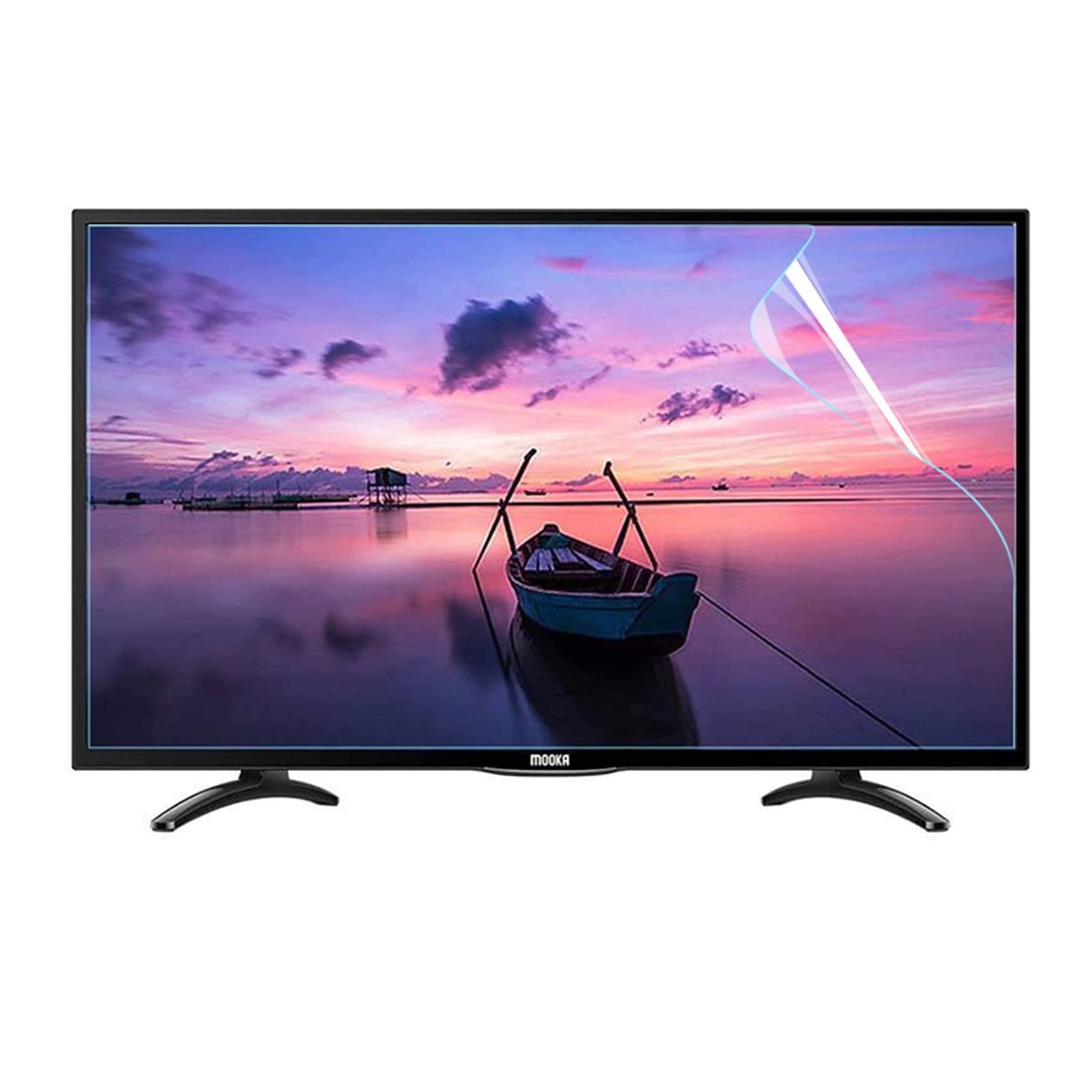 Desconocido Protector de Pantalla de TV Ultra Transparente de 32 a 75 Pulgadas para el hogar, película Mate antiradiación/antideslumbrante/antiazul/Filtro de Polvo, Que Alivia la Fatiga Visual