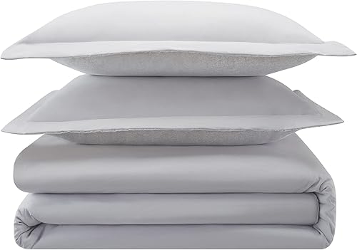 Miniatura 31 de Serta SuperSoft Cooling - Juego de edredón reversible de 3 piezas con fundas de almohada para todas las estaciones, Full/Queen, Peacoat