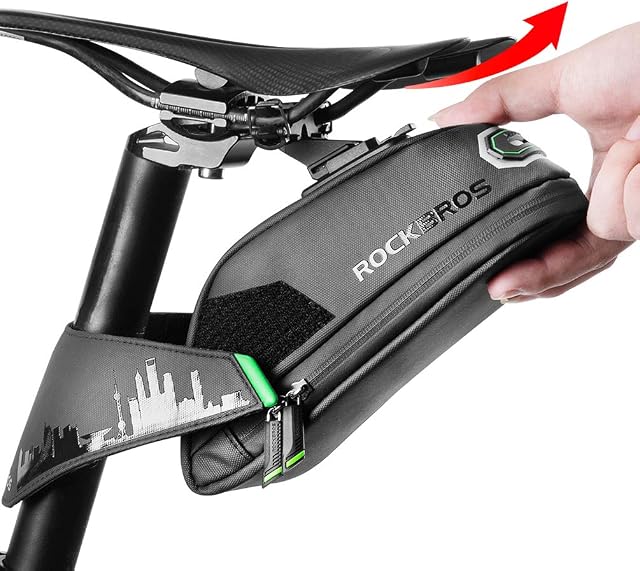ROCKBROS Bike Saddle Bag Cycling Wedge Seat Pannier Rear Seat Bag Waterproof Storage Bag Road Bike MTB Bicycle Accessoires