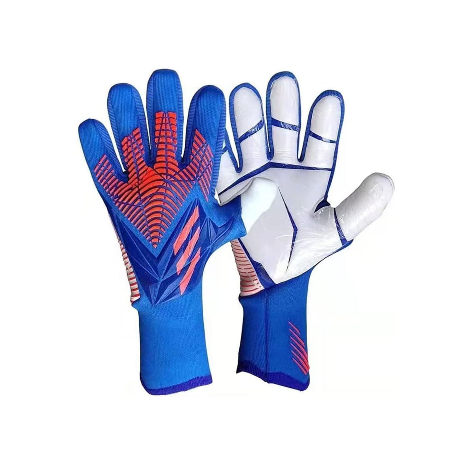 KRUZZO Children Football Gloves Goalkeeper Gloves, Soccer Gloves for Boys, Girls & Junior Keepers Football Gloves for Training and Match, Non-slip, Wrist Protection, Size 6/7/8/9/10 10yards
