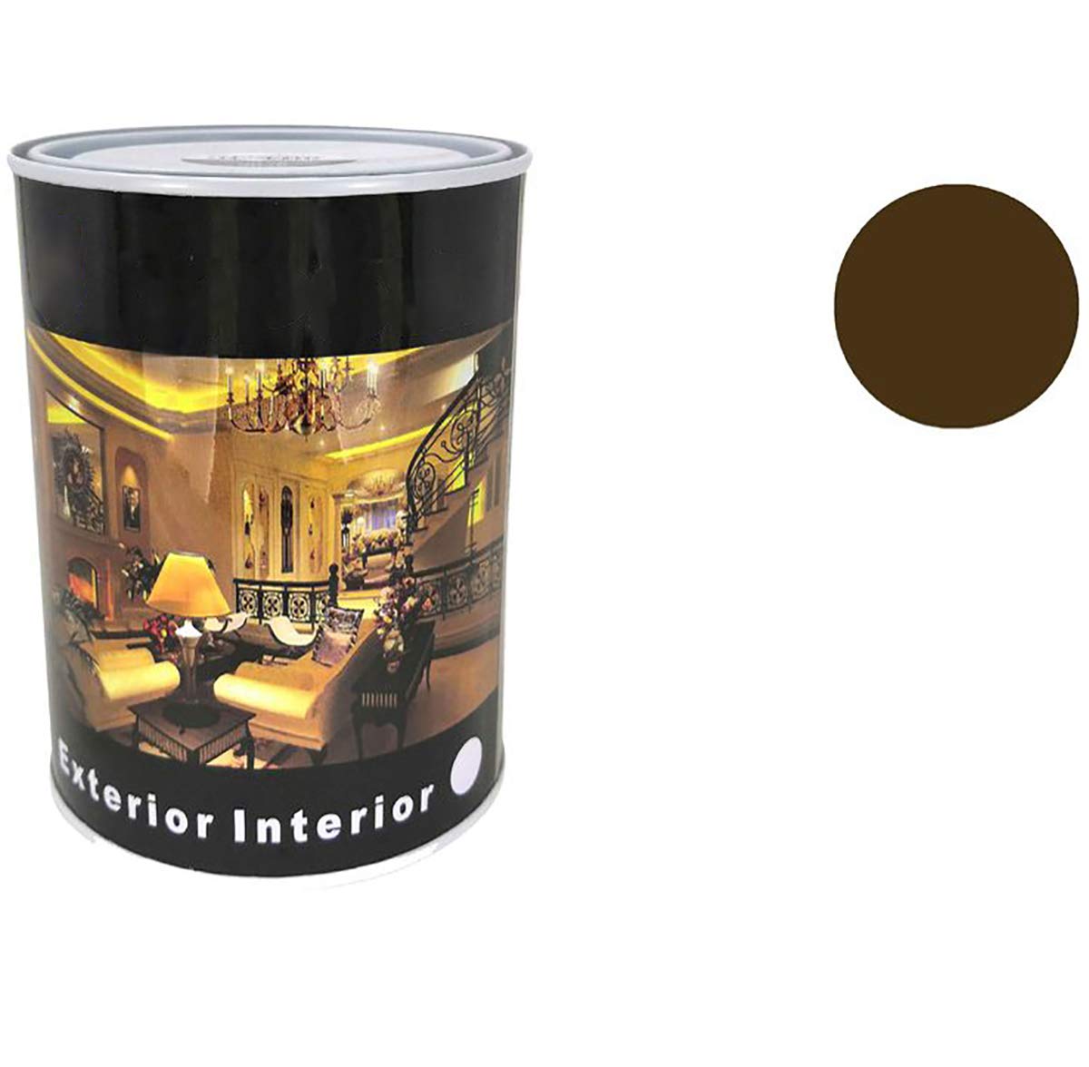 H HANSEL HOME Pintura Esmalte al Disolvente para Madera y Metal, Pintura Alquidica de Rápido Secado para Superfícies Interiores y Exteriores(Negro Satinado, 125 ML) — view 13