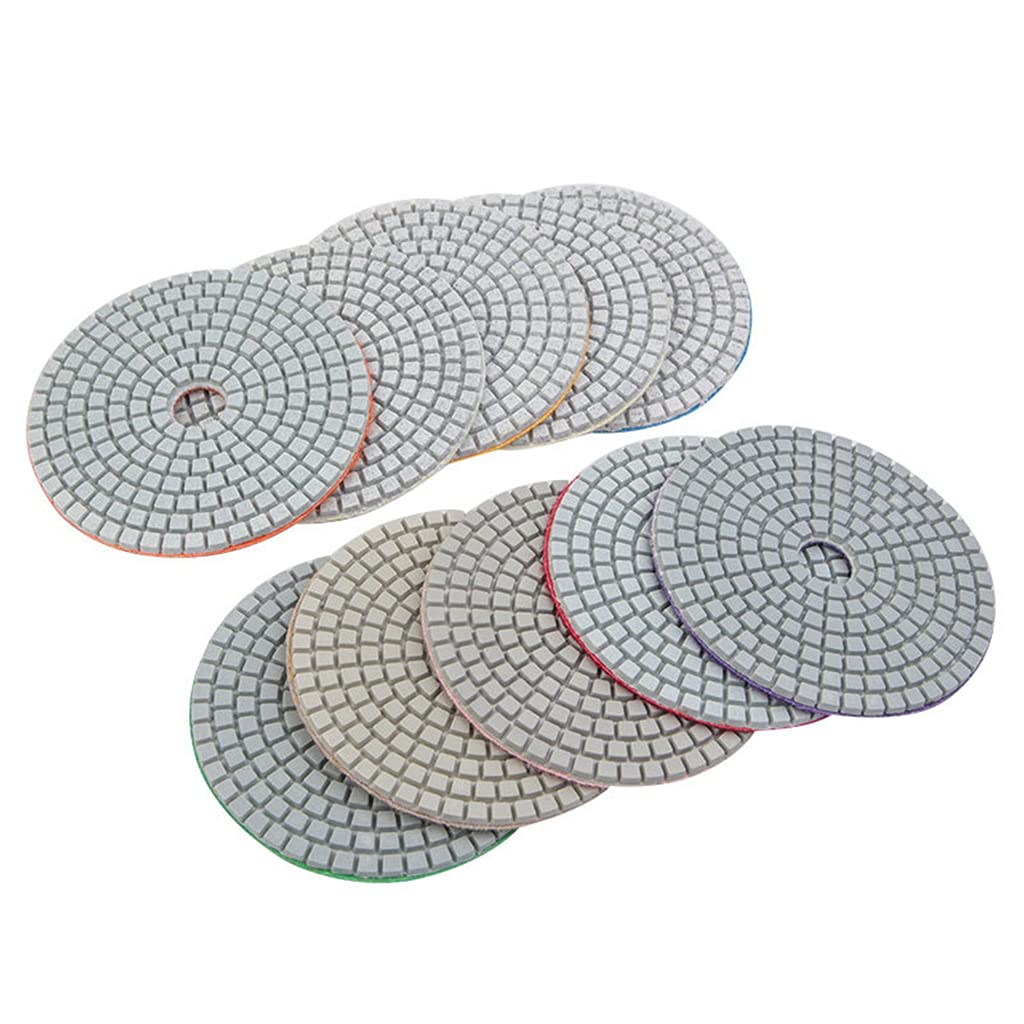 Polierpads Gummi für Marmor Stein Schleifpads Polierpads Bohrer Adapter und Haken