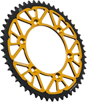 JT Sprockets JTX808.51GLD 51 Tooth Gold Twinstar Steel/Aluminum Hybrid Rear Sprocket