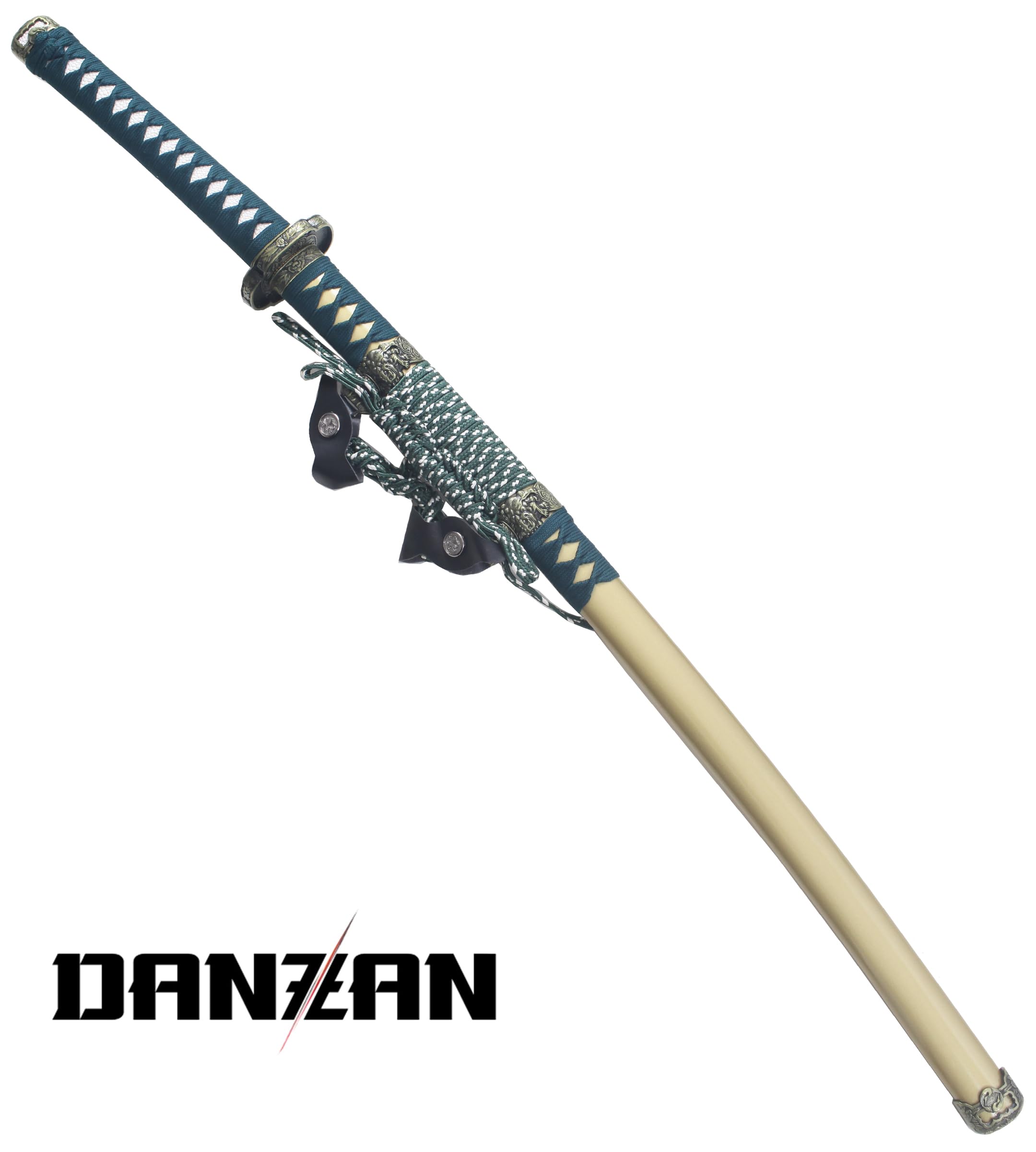 Danzan Katana Japonais en Bois Lame en Bois Sabre Epee Samourai Katana Hana - Lame Bois Wenge - DAN-WD-610-GR