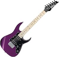 Vista 3 de Guitarra eléctrica Ibanez Mikro (GRGM21), Púrpura metálico