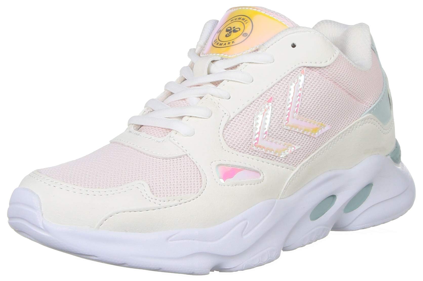 hummel Womens HMLYORK Hologram Lifestyle Shoes Marshmallow Sneaker (207909-9806) (B08QGPR1H9) Amazon Price History, Amazon Price Tracker
