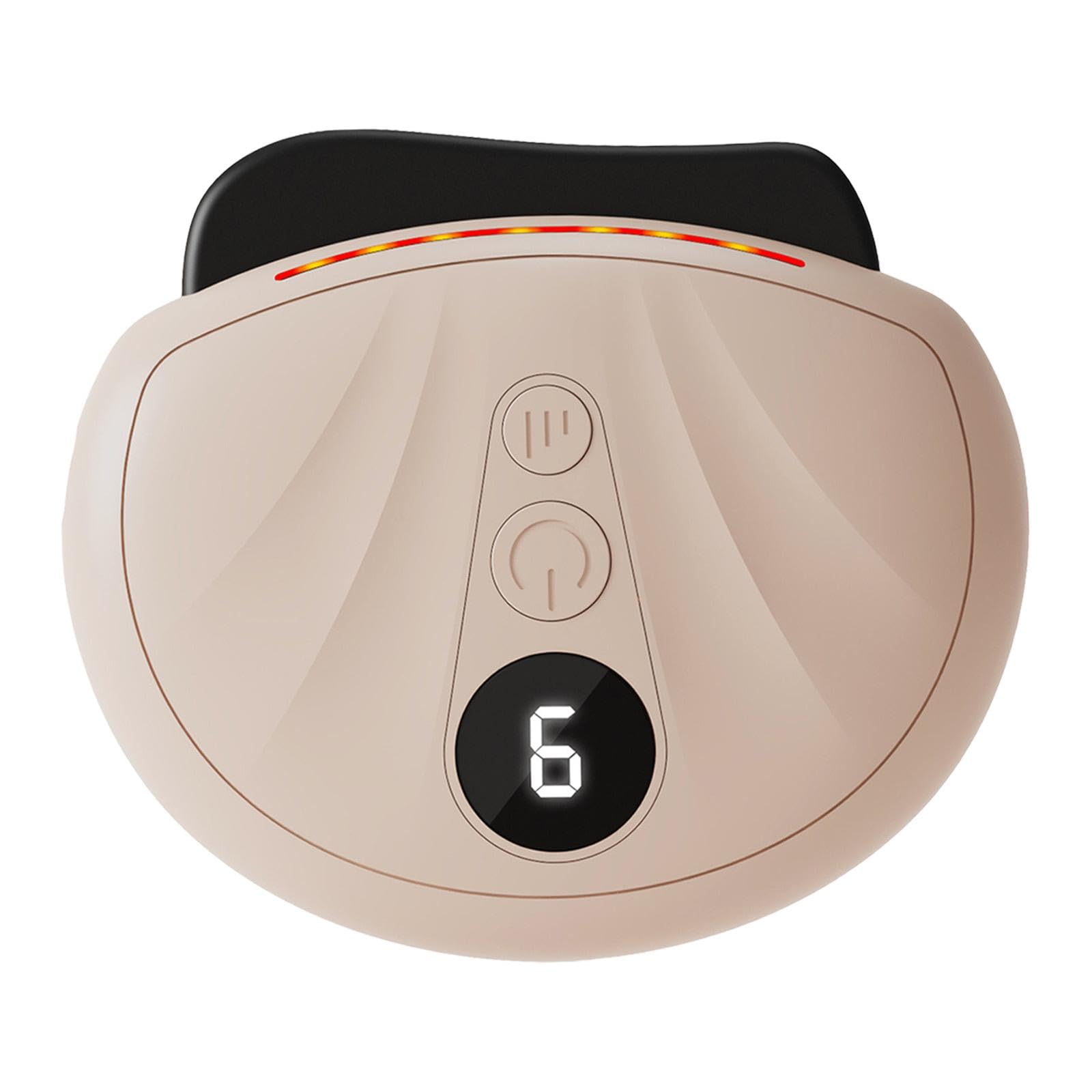 Dispositivo Gua Viso, Massaggio Elettrico con Controllo Della Temperatura, Beige
