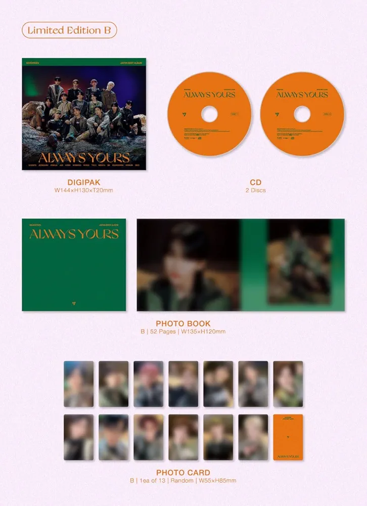 ALWAS YOURS Carat盤 30枚セット Seventeen - Always Yours - Japan Best Album - Digi Photobook