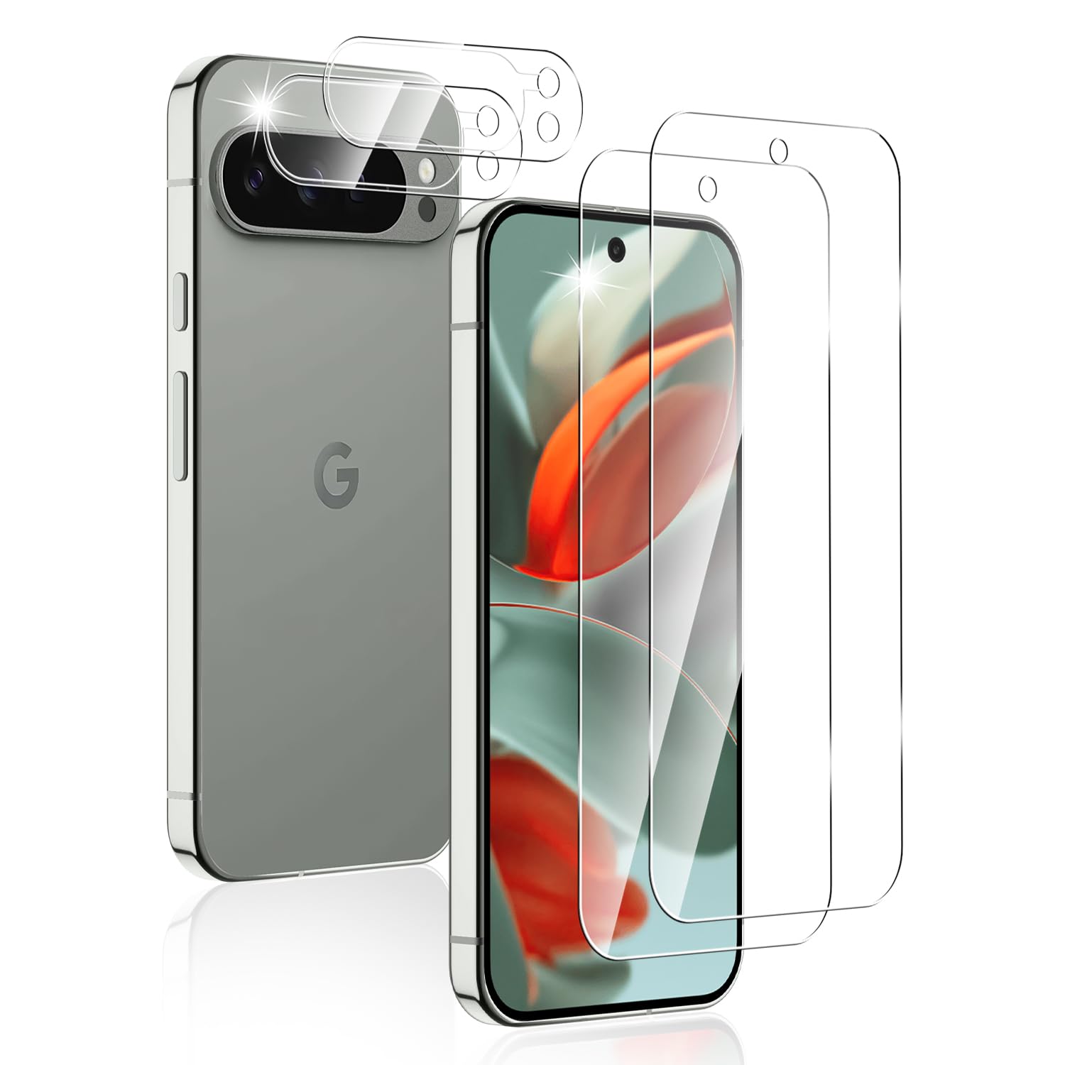 Amazon | Sungale Google Pixel9 Pro ガラスフィルム【指紋認証対応 