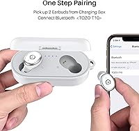 Vista 23 de TOZO - T10 - Auriculares inalámbricos Bluetooth 5.0 1 Caqui