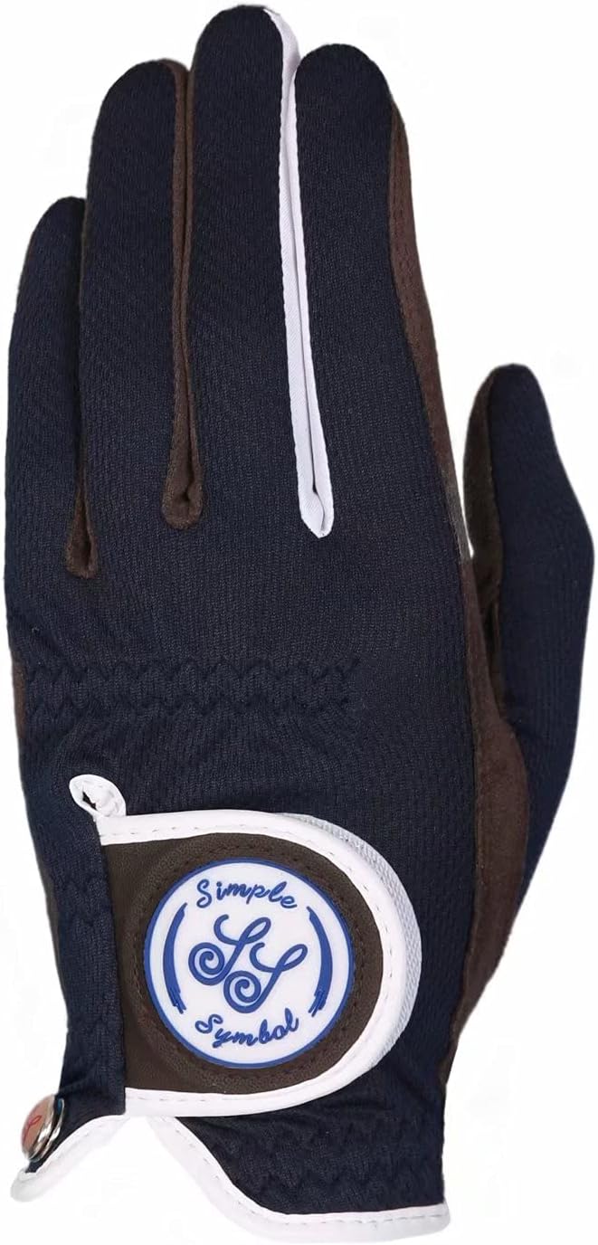 Men's RainGrip Golf Glove,Hot Wet Weather Comfort,Six Pack (Six Left Hand Or Six Right Hand) Four Colors,White/Green/Navy Blue/Grey, Left Hand Right Hand(Navy Blue,M,Left)
