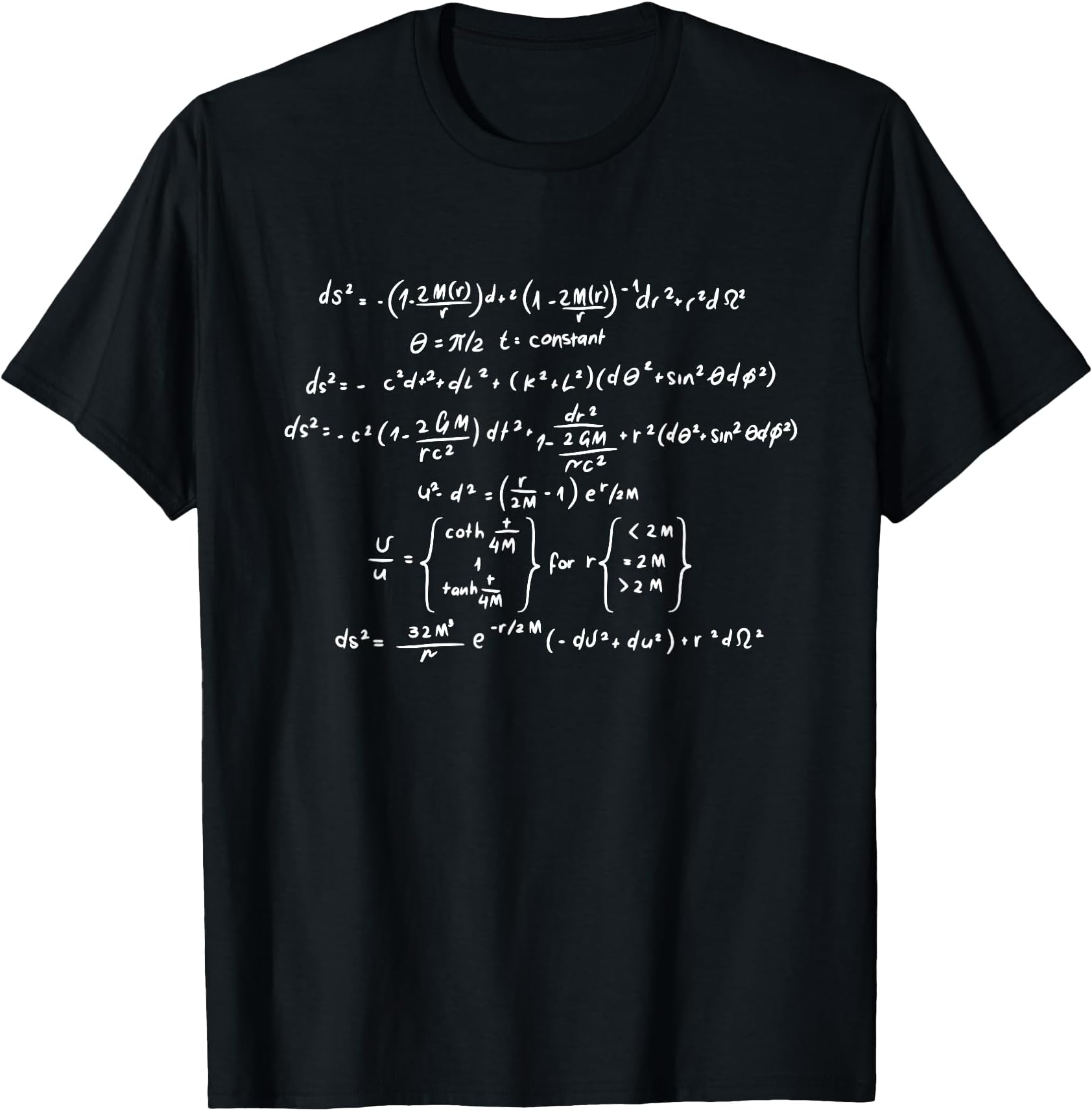 Astrophysics wormhole formula astrophysics physics T-Shirt