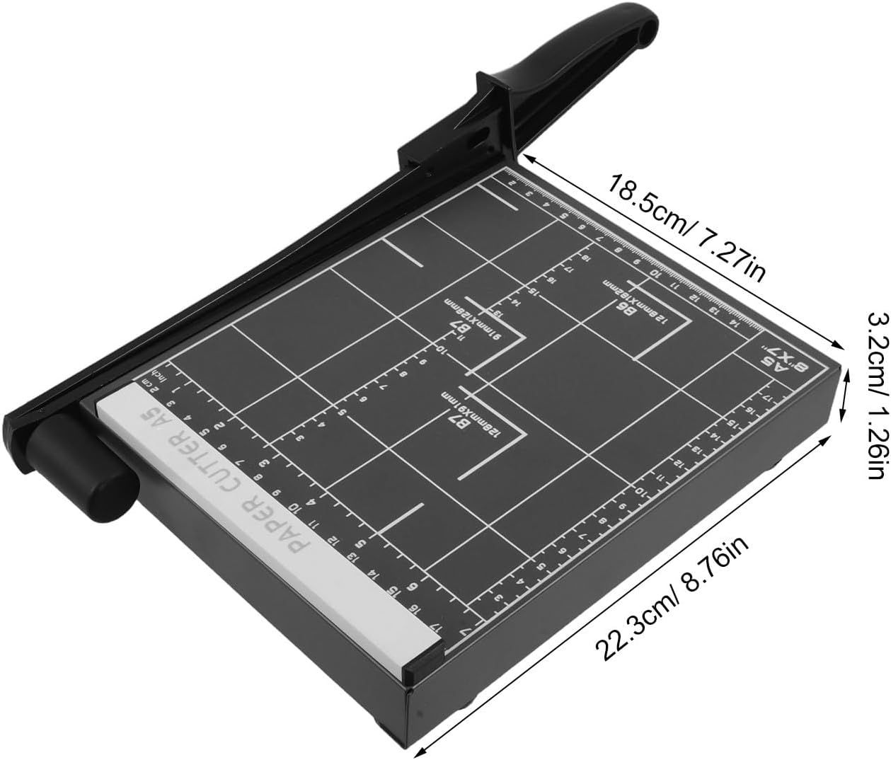 A5 Paper Cutter for Office and Home, 12 Sheet Guillotine Trimmer
