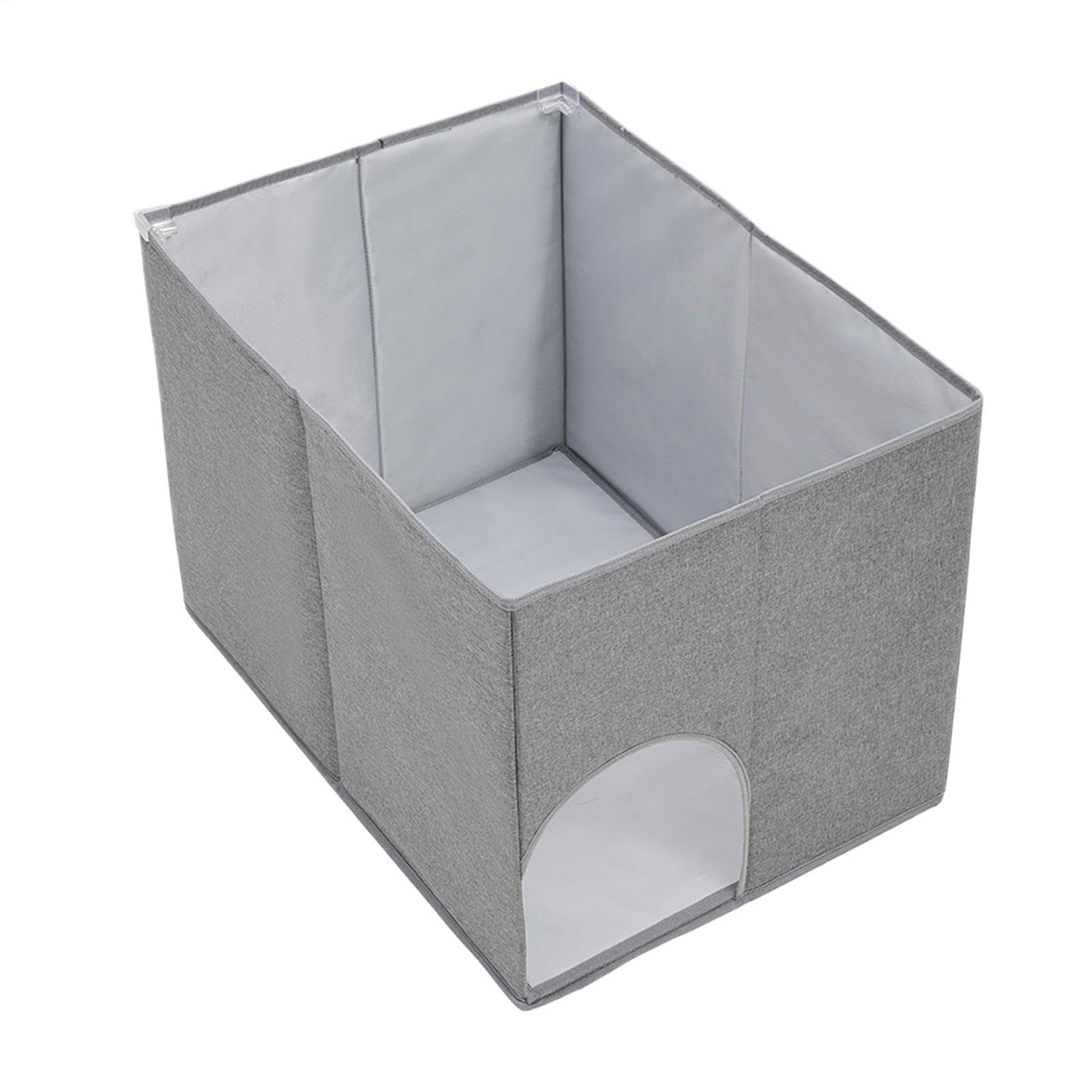 Cat Litter Box Enclosure,Open Top High Side Enclosure Shield - Litter Pan Shield - for Home Living Room Corner Apartment Balcony Garage Indoor
