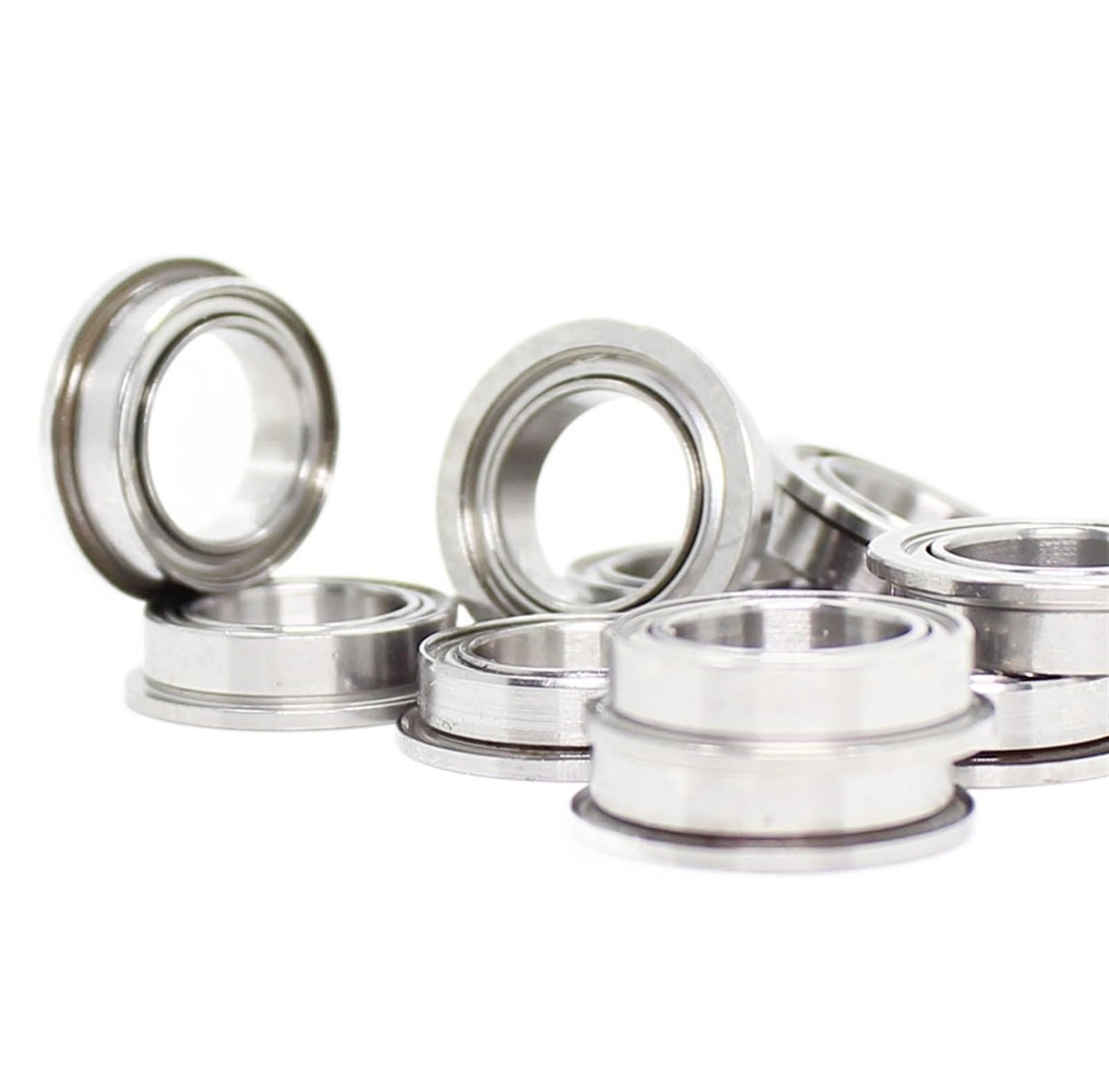 Bouclier de joint bimétallique, Micro roulements à gorge profonde, 10 pièces MF84ZZ 4x8x3mm ABEC-1, billes miniatures bride
