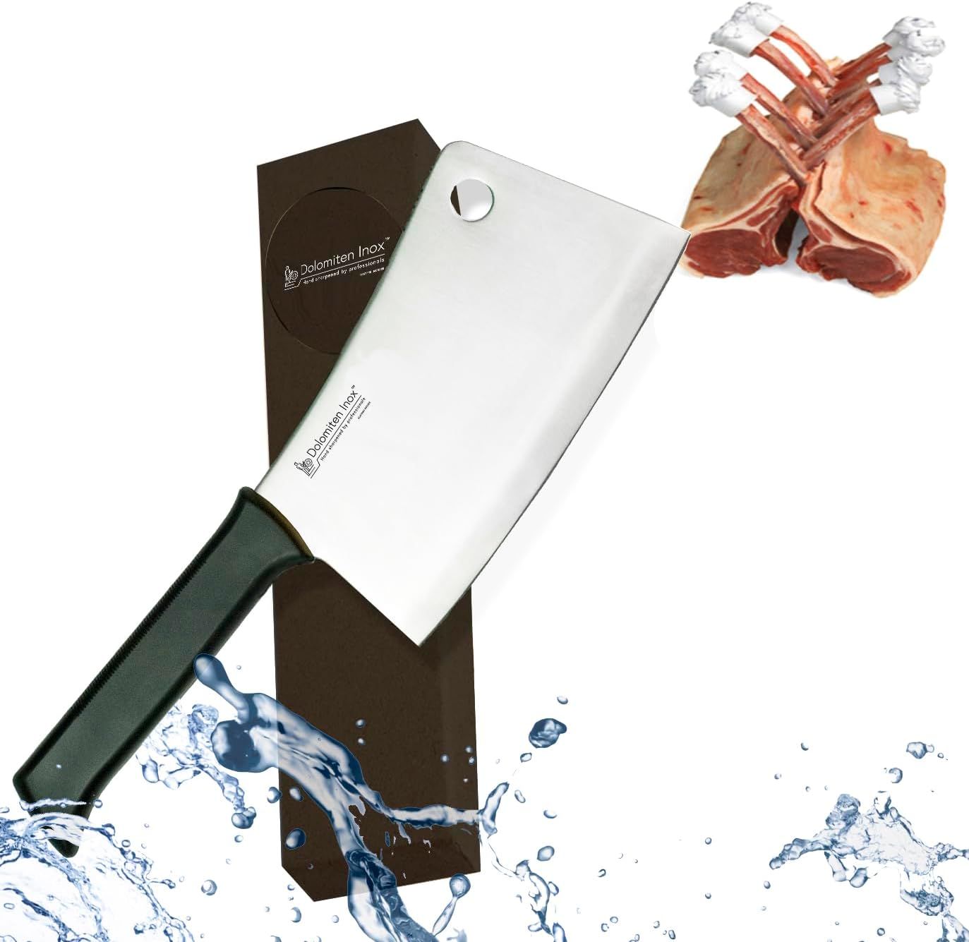 Dolomiten Inox Big and Heavy 8" Meat Poultry Fish Splitter Knife