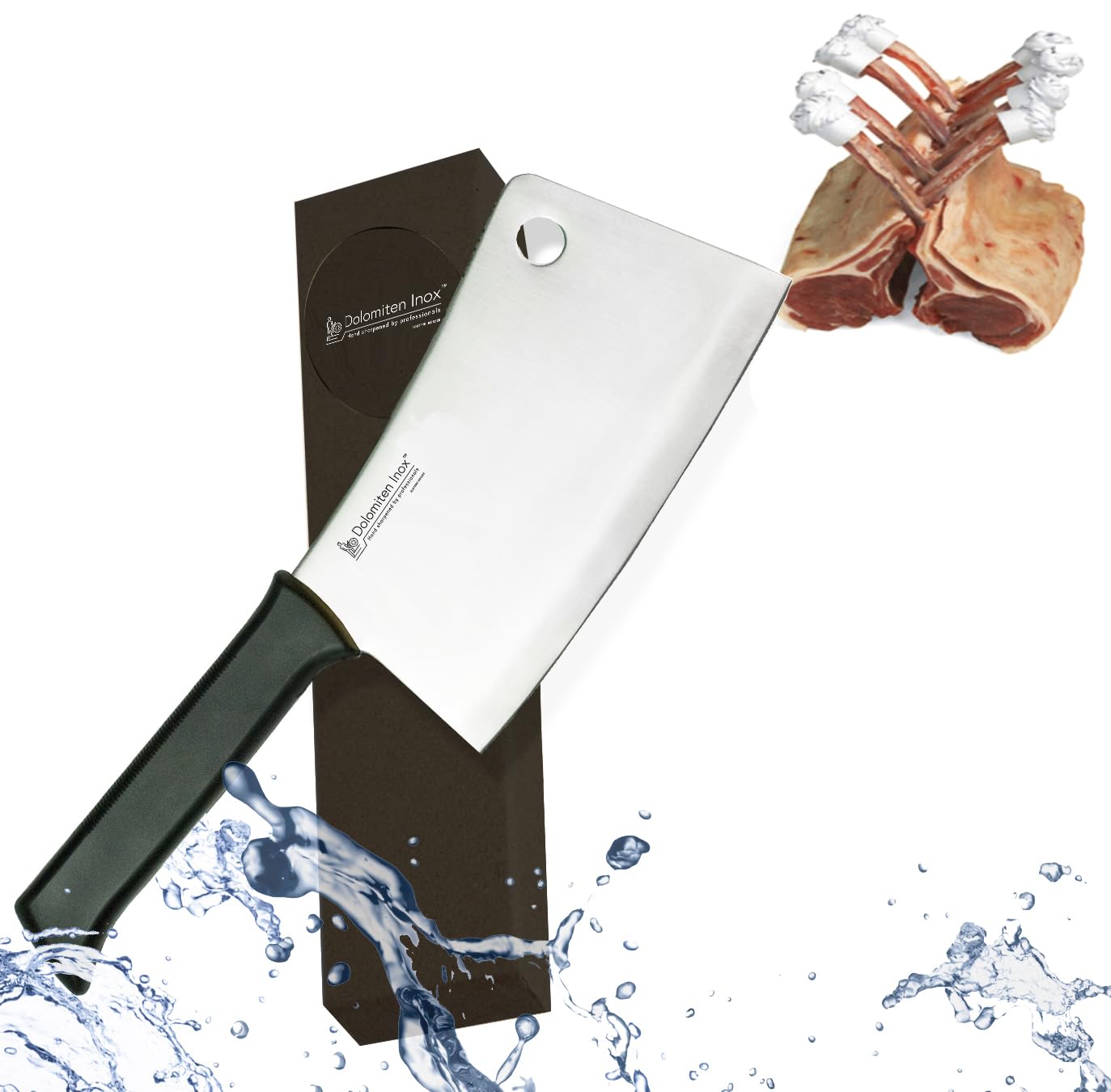 Big and Heavy 8" Meat Poultry Fish Splitter Knife