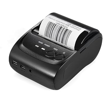 KKmoon POS-5802DD Mini Imprimante Thermique Receipt Ticket en BT 4.0 + USB, POS Impression pour iOS/Android/Windows