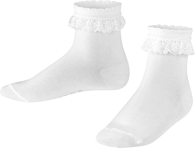 FALKE Skarpety Uniseks - dzieci Romantic Lace K SO Bawełna jednokolorowe 1 Para (1 w zestawie)