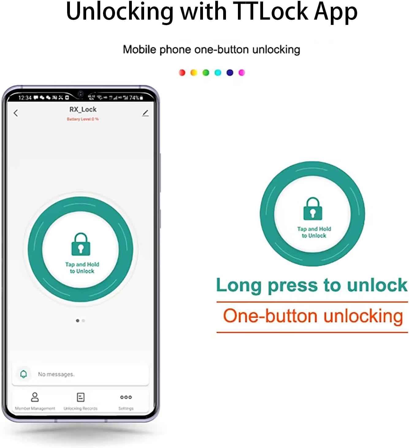 Door Lock Fingerprint Smart Door Lock with Handle, Biometric Door Locks with 2 Mechanical Keys and 2 IC Cards, TTLock App Unlock for Hotels, Offices and Homes