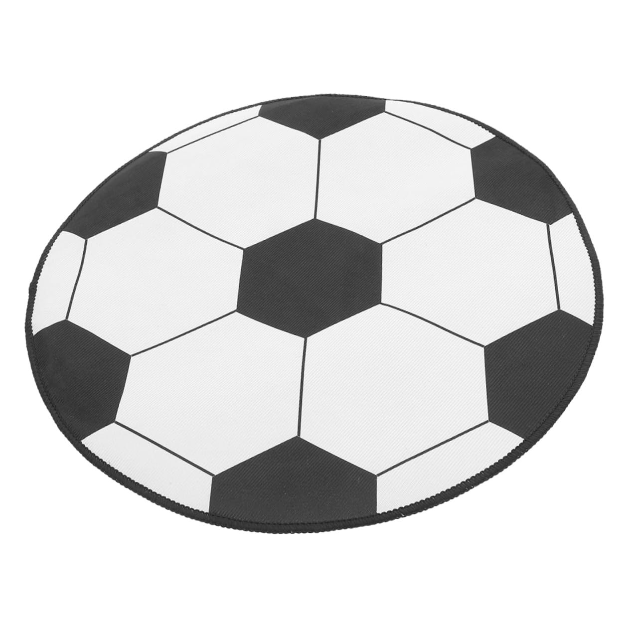 Tapis rond de football facile à nettoyer avec envers antidérapant sécurisé