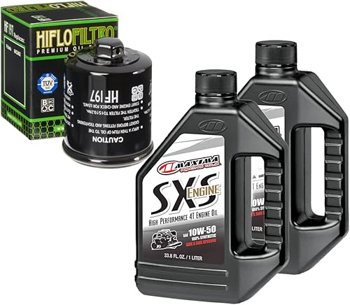 Oil And Filter Change Kit For Polaris 2009 Phoenix 200 Synthetic 10W-50