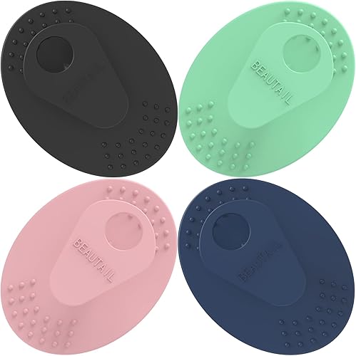 Miniatura 8 de BEAUTAIL Cepillo facial de silicona, 2 unidades, cepillo de limpieza facial manual, exfoliante facial suave para pieles sensibles, cepillo facial