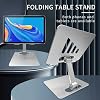 Coverzone Portable Foldable iPad Compatible Tablet Stand Angle Adjustable Holder iPad Air Compatible Square Base Premium Quality Folding Portable XK041