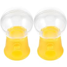 2pcs Mini Gumballs Machine Plastic Candy Dispenser