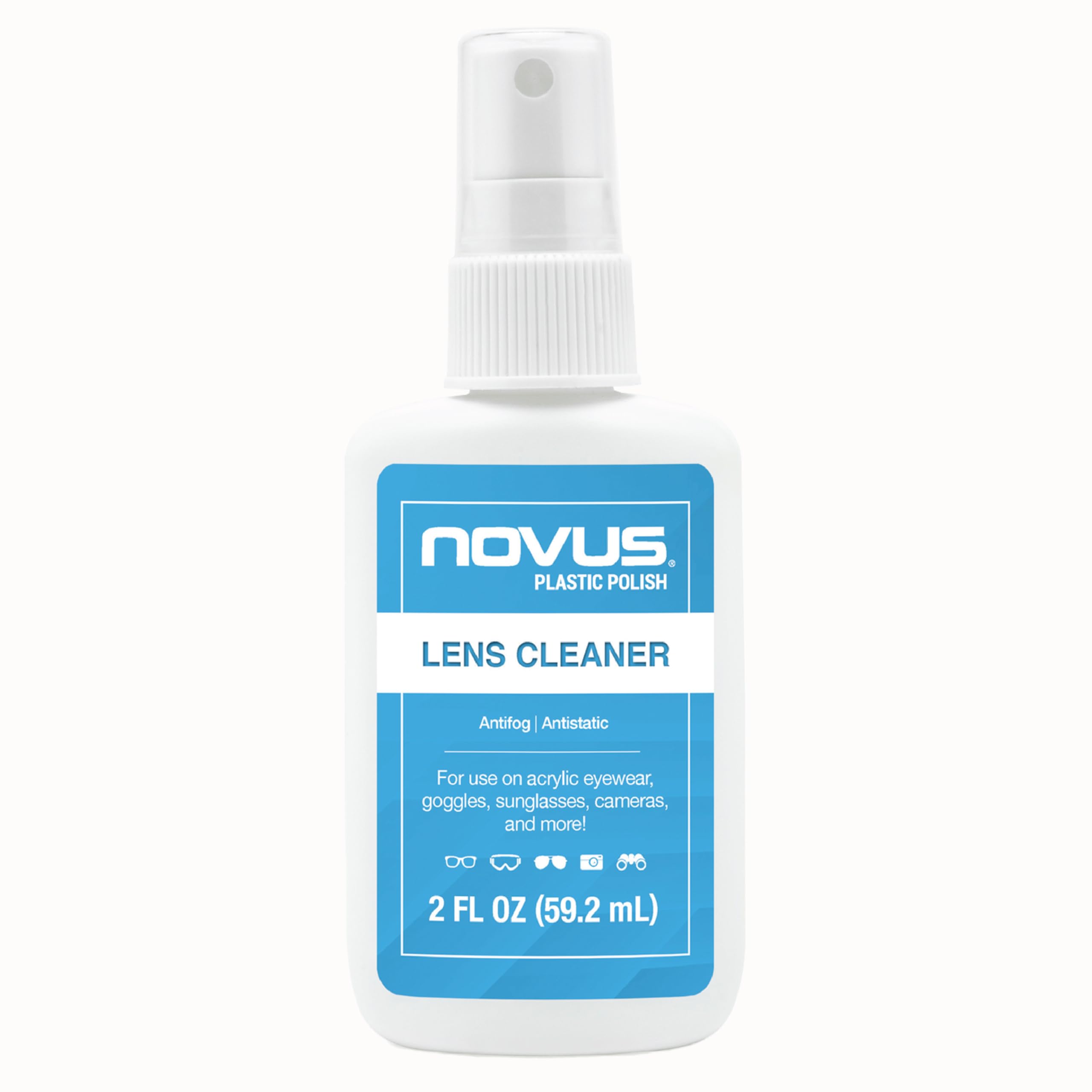 Novus Plastic Polish | Lens Cleaner | Apply on Glasses, Goggles, Camera Lenses, Binoculars, and More