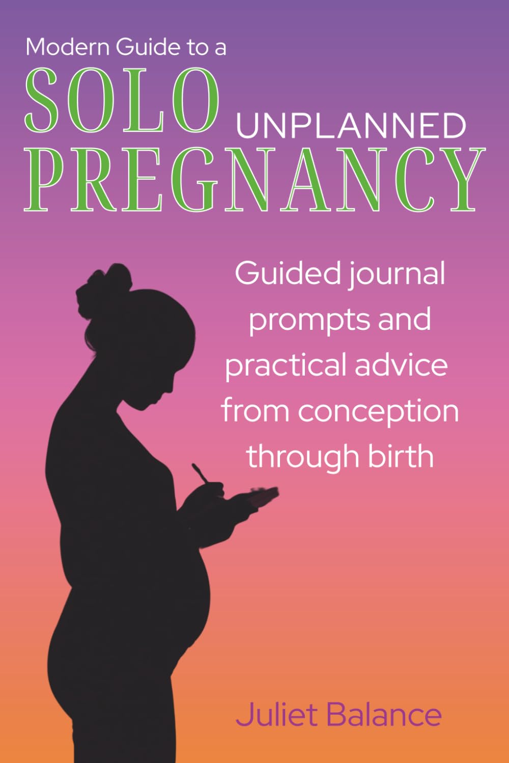 Modern Guide to a Solo Unplanned Pregnancy: Guided Journal Prompts and Practical Advice from Conception to Birth