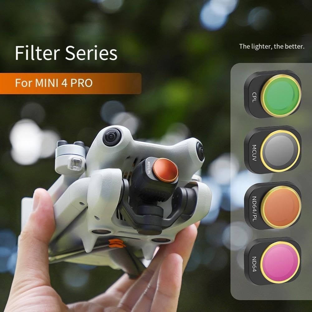 Kit filtro CPL ND in vetro ottico per DJI per mini 4 Pro Optical